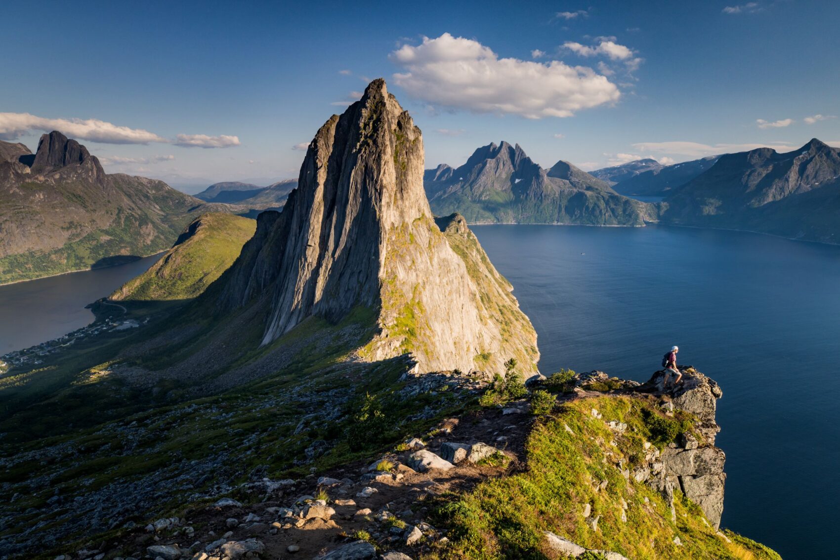 Segla, Senja
