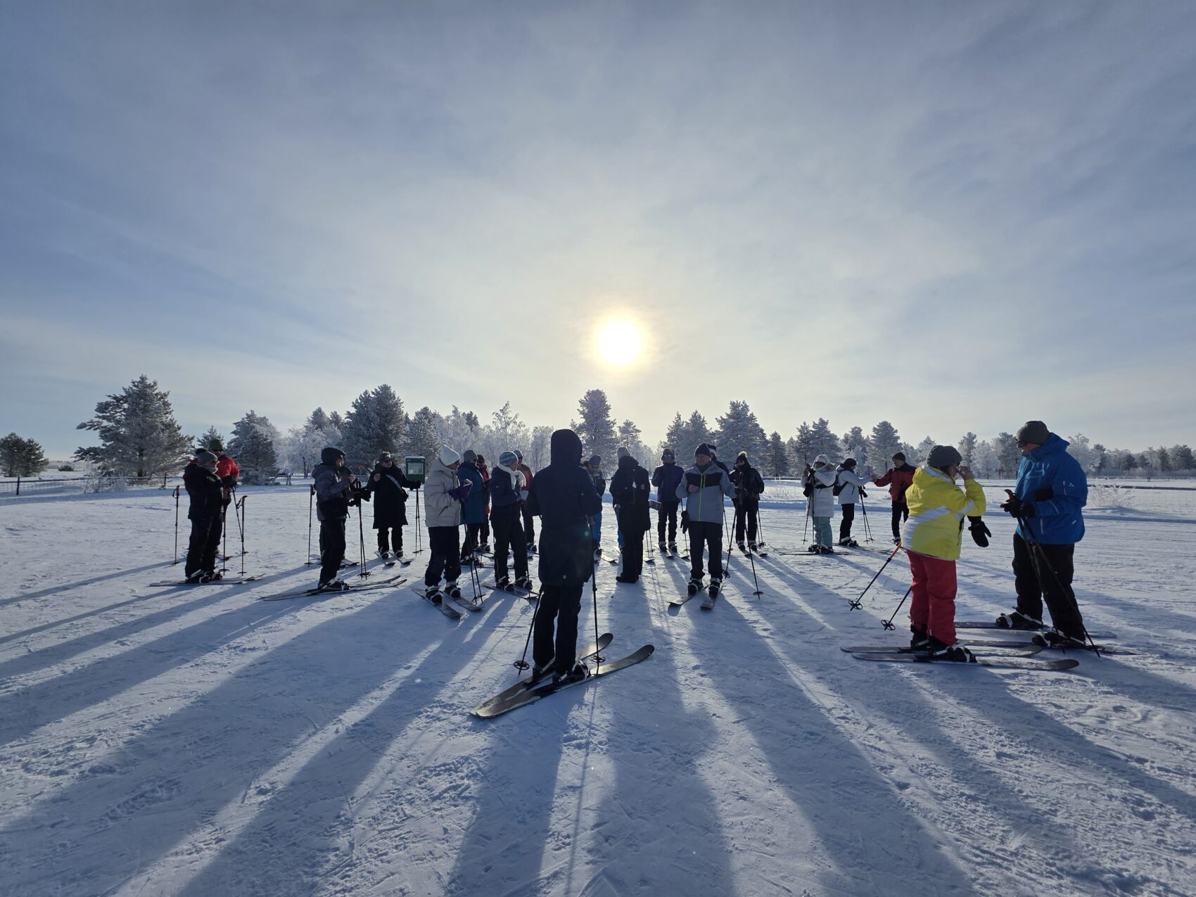 Forest Skiing in Hailuoto